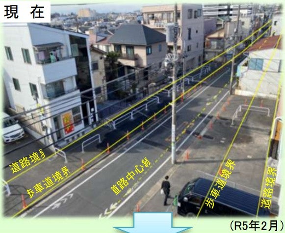 工事準備がすすむ補助第227号線「大和町工区」