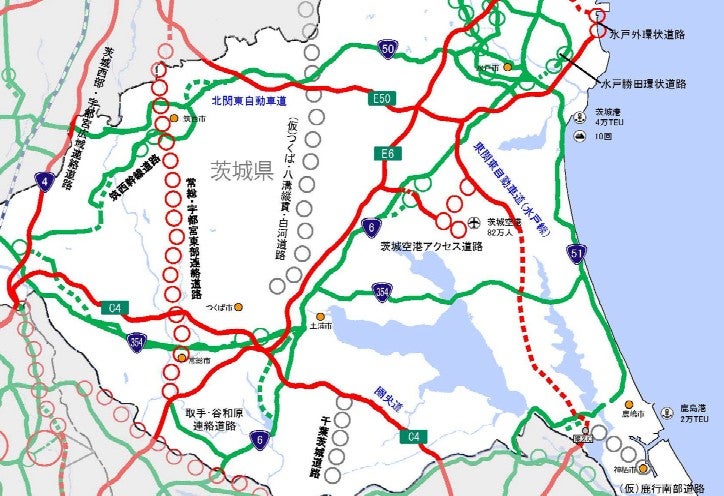 「つくば・八溝縦貫・白河道路」の概要