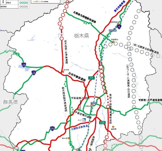 「つくば・八溝縦貫・白河道路」の概要