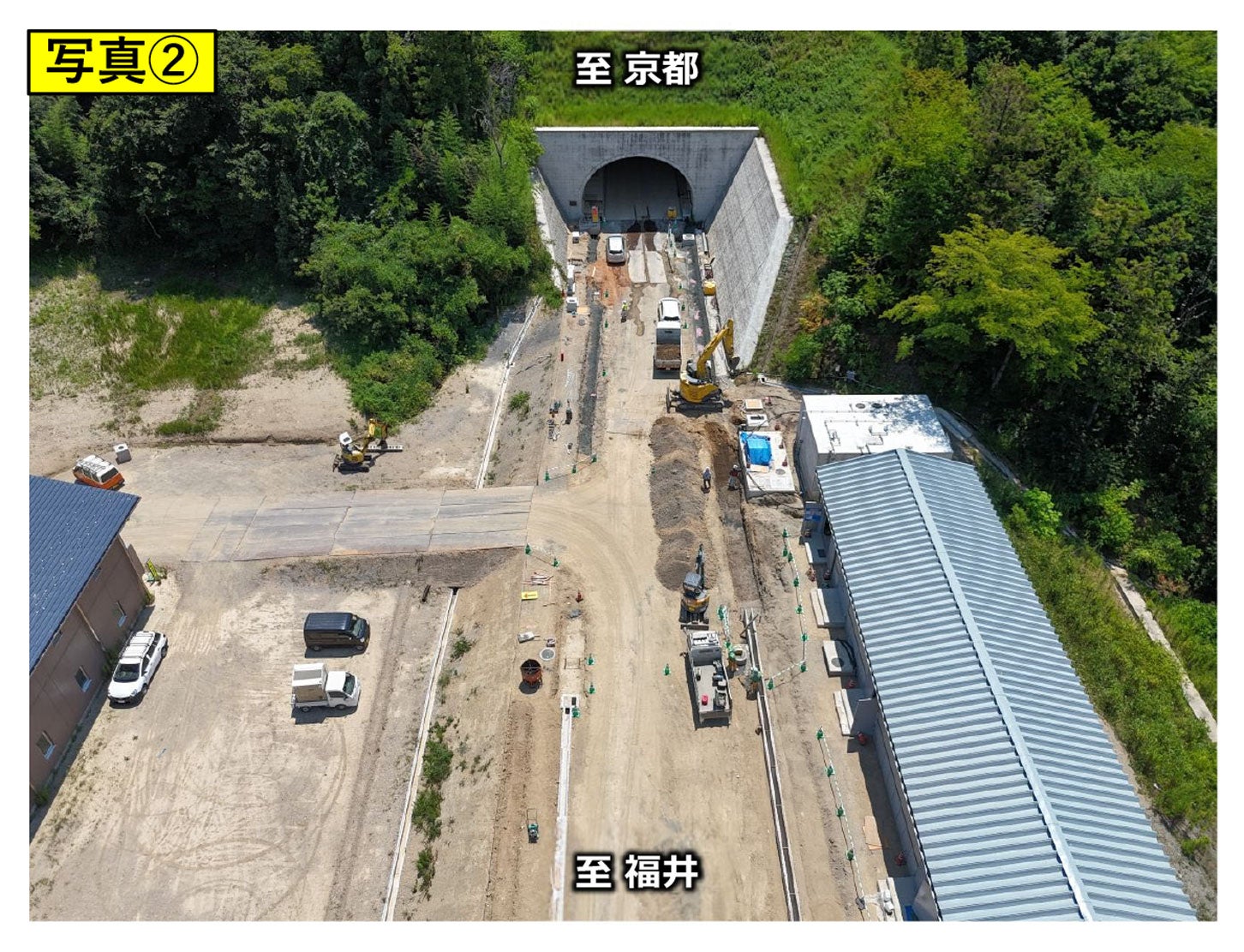 国道8号 米原バイパスの様子。2025年7月撮影。