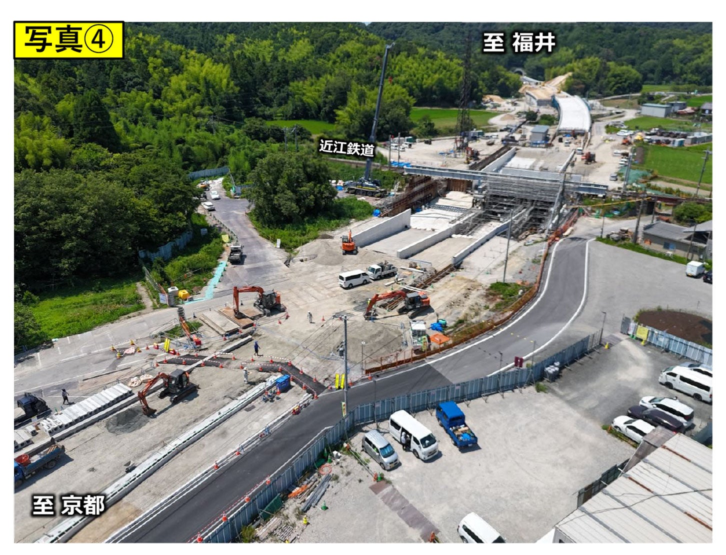 国道8号 米原バイパスの様子。2025年7月撮影。