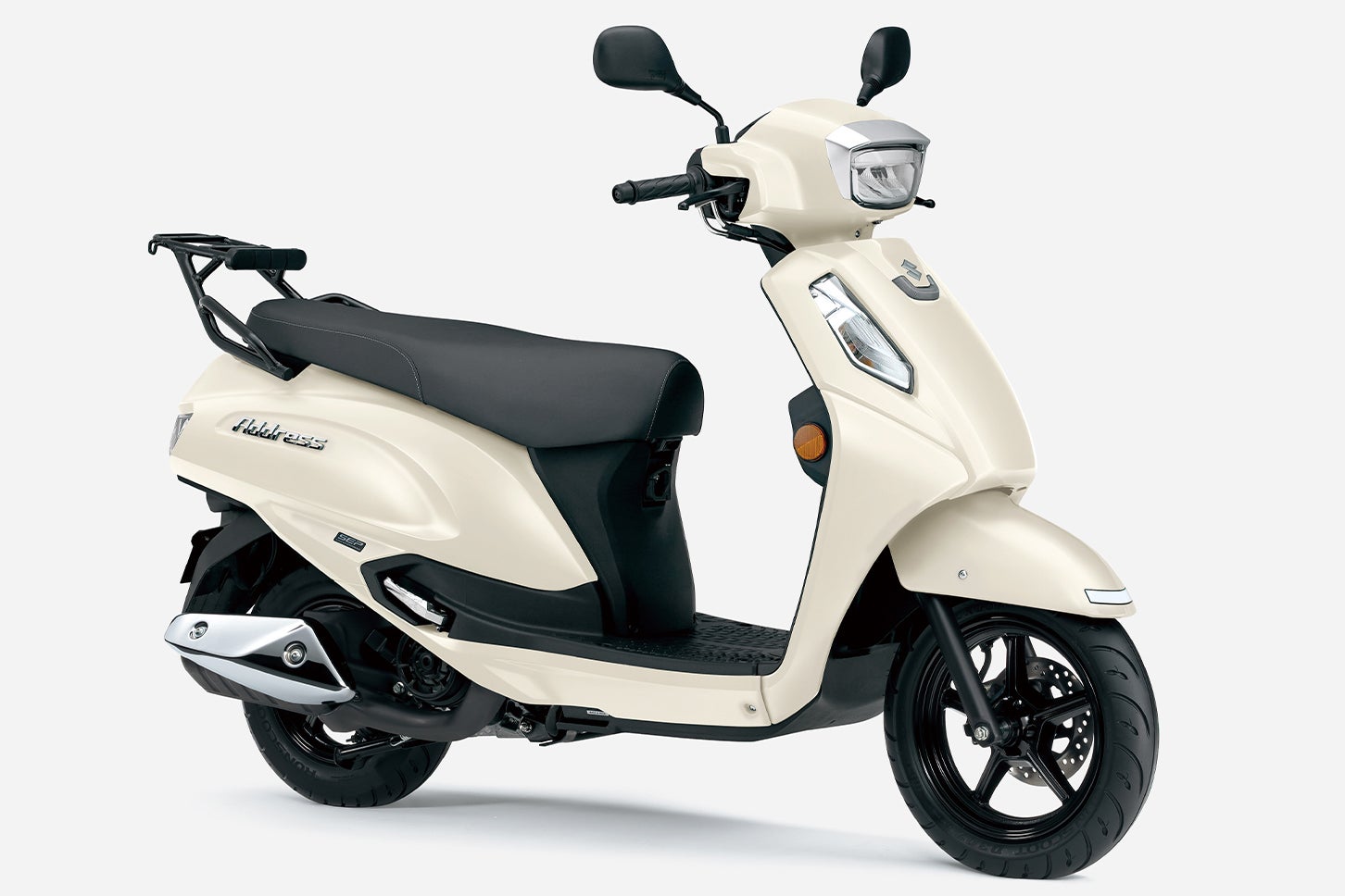 新型アドレス125「パールグレイスホワイト」カラー