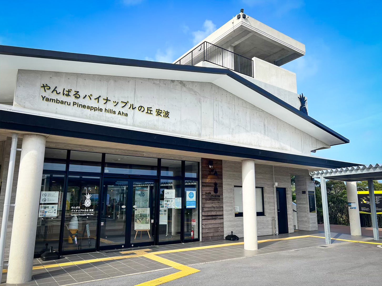 道の駅 やんばるパイナップルの丘安波の外観です。