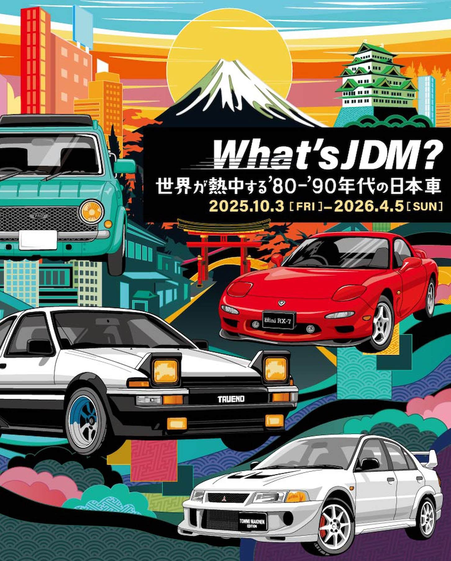 What’s JDM？－世界が熱中する’80-’90年代の日本車－
 メインビジュアル