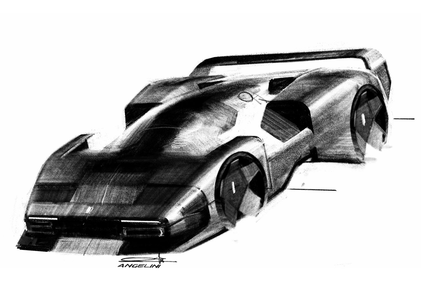 フェラーリSC40デザインスケッチ｜Ferrari SC40 design sketch
