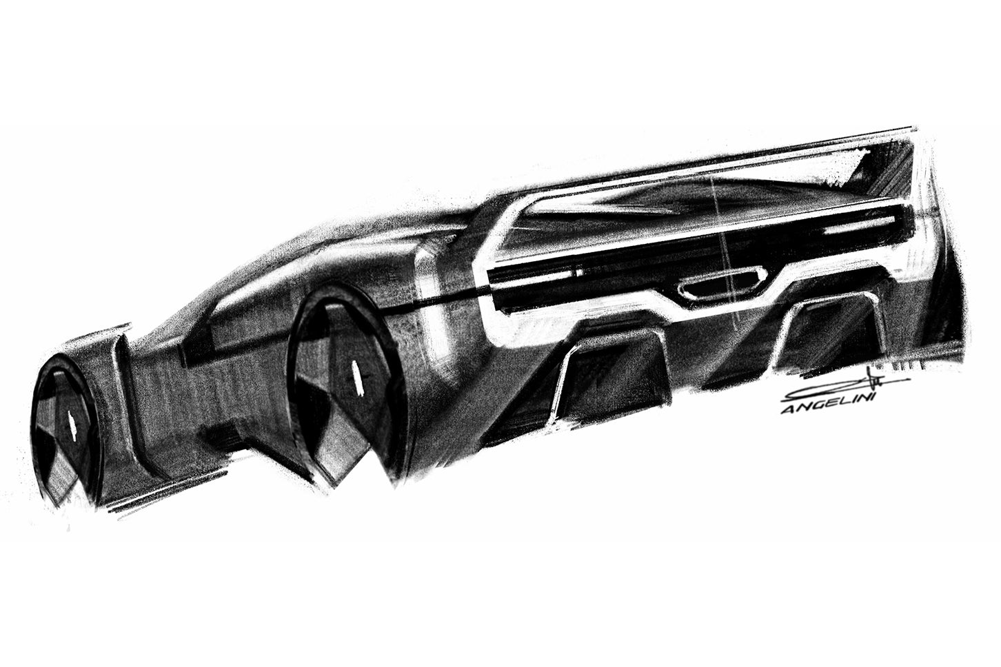 フェラーリSC40デザインスケッチ｜Ferrari SC40 design sketch