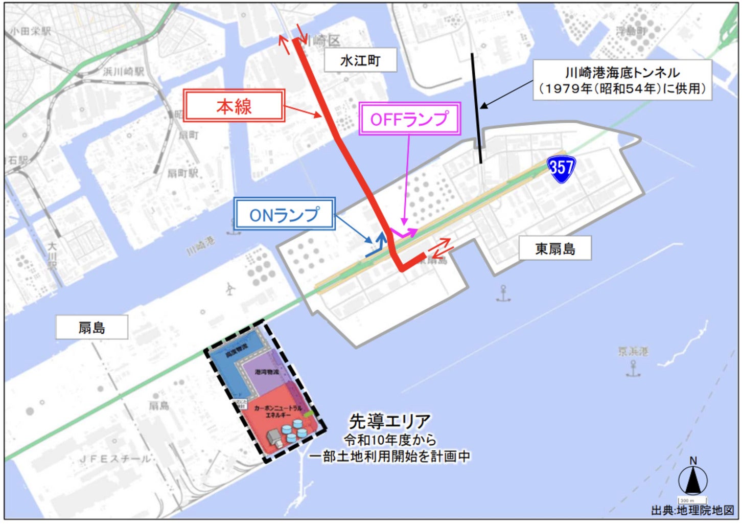 本線とOFFランプは2028年、ONランプは2031年の完成予定