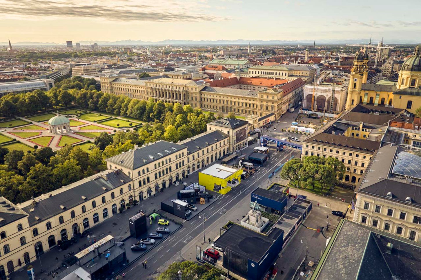 誰もが無料で観覧できる「オープンスペース」はミュンヘン市街地で行われた。ここでの入場は一切無料だ（写真：IAA）