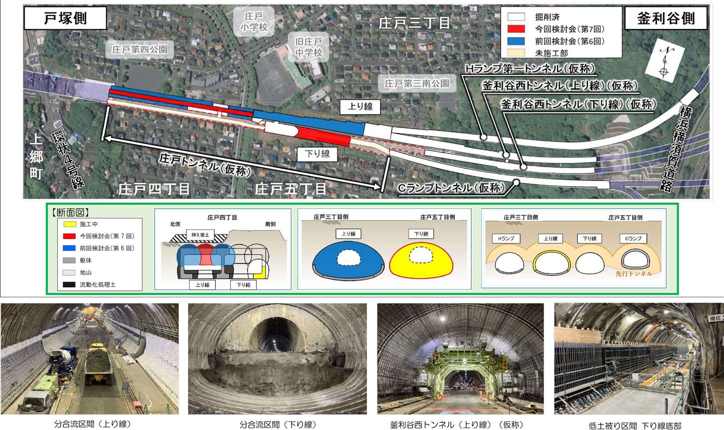 庄戸トンネル（仮称）の工事概要。2025年5月31日現在。