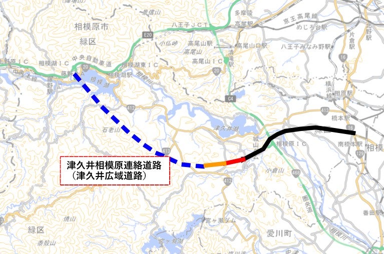 津久井相模原連絡道路の概要