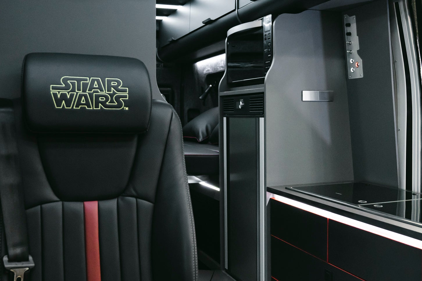 電子レンジなどの設備も充実。