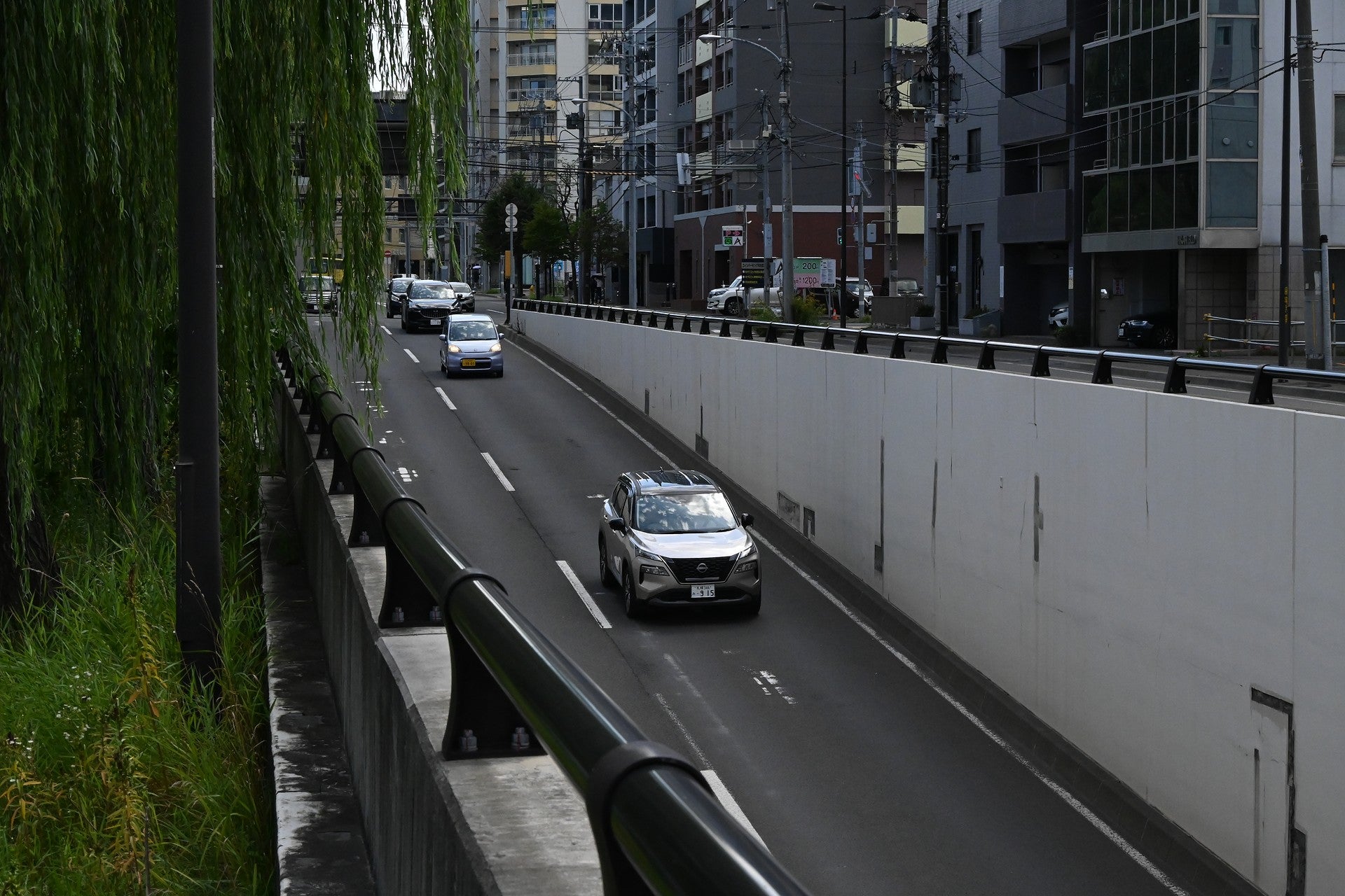 創成トンネルへの入口。