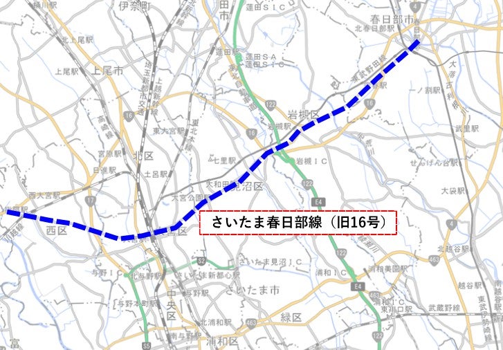 県道「さいたま春日部線」の概要。