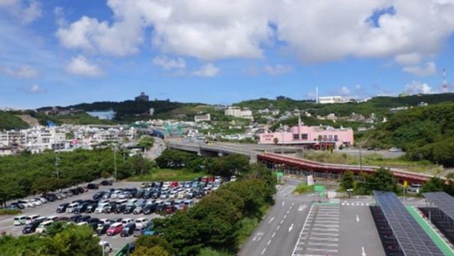 工事が進む南風原バイパス