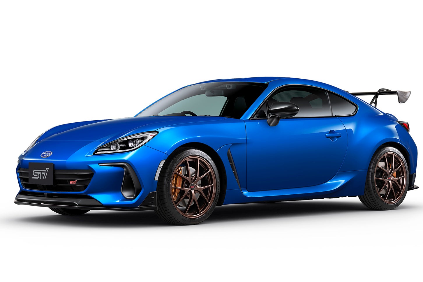 スバルBRZ STIスポーツ・タイプRA withリヤスポイラー｜ボディカラー：WRブルー・パール