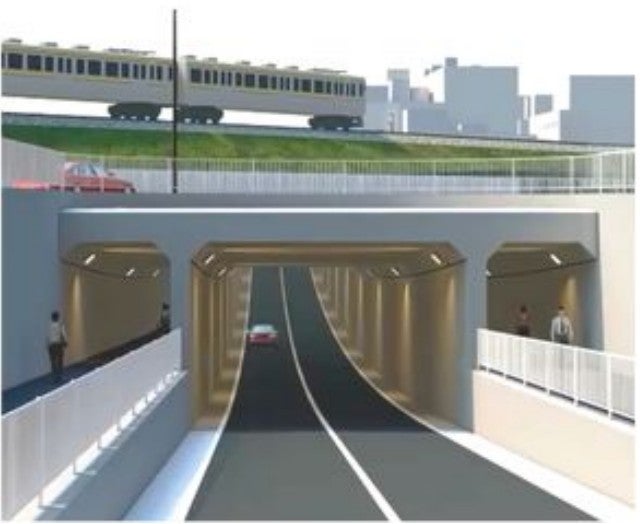 狛江国立線のイメージ図。