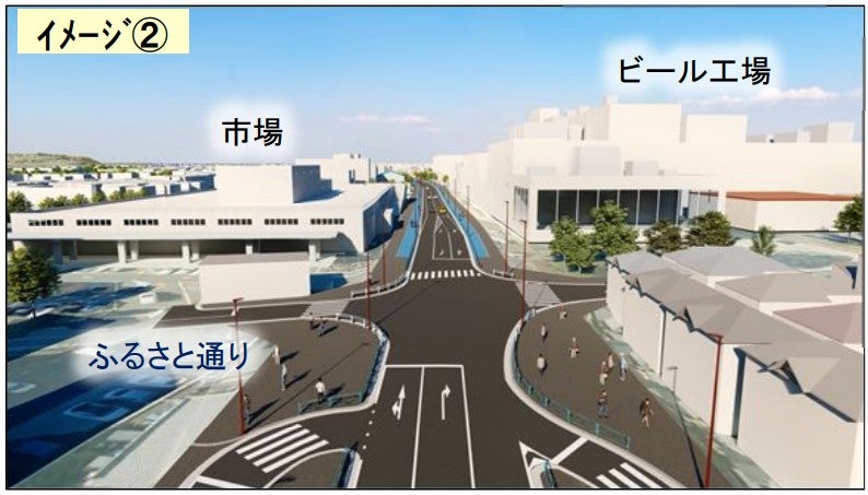 狛江国立線のイメージ図。