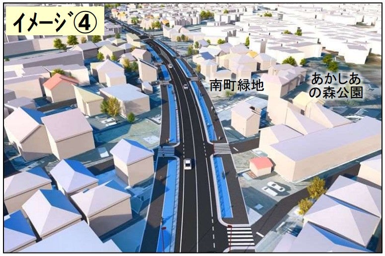狛江国立線のイメージ図。