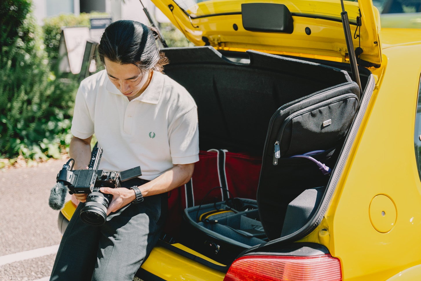 カメラに関するクリエイターとして活躍する古江ちゃん。機材談義にも花が咲きます。