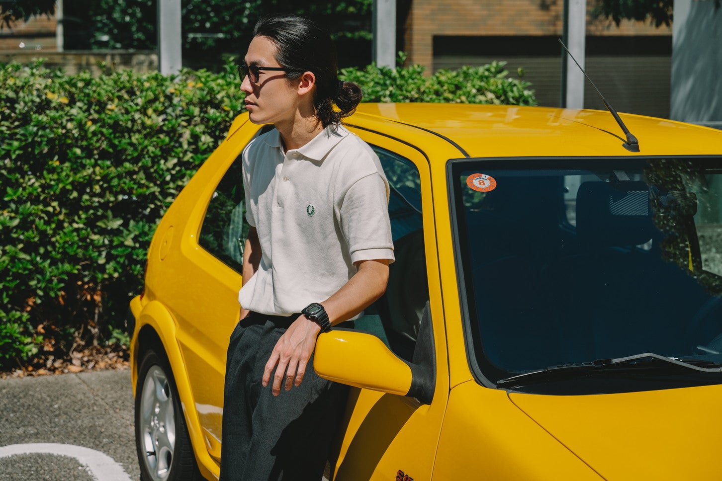 古江ちゃんと愛車の「プジョー106 S16」