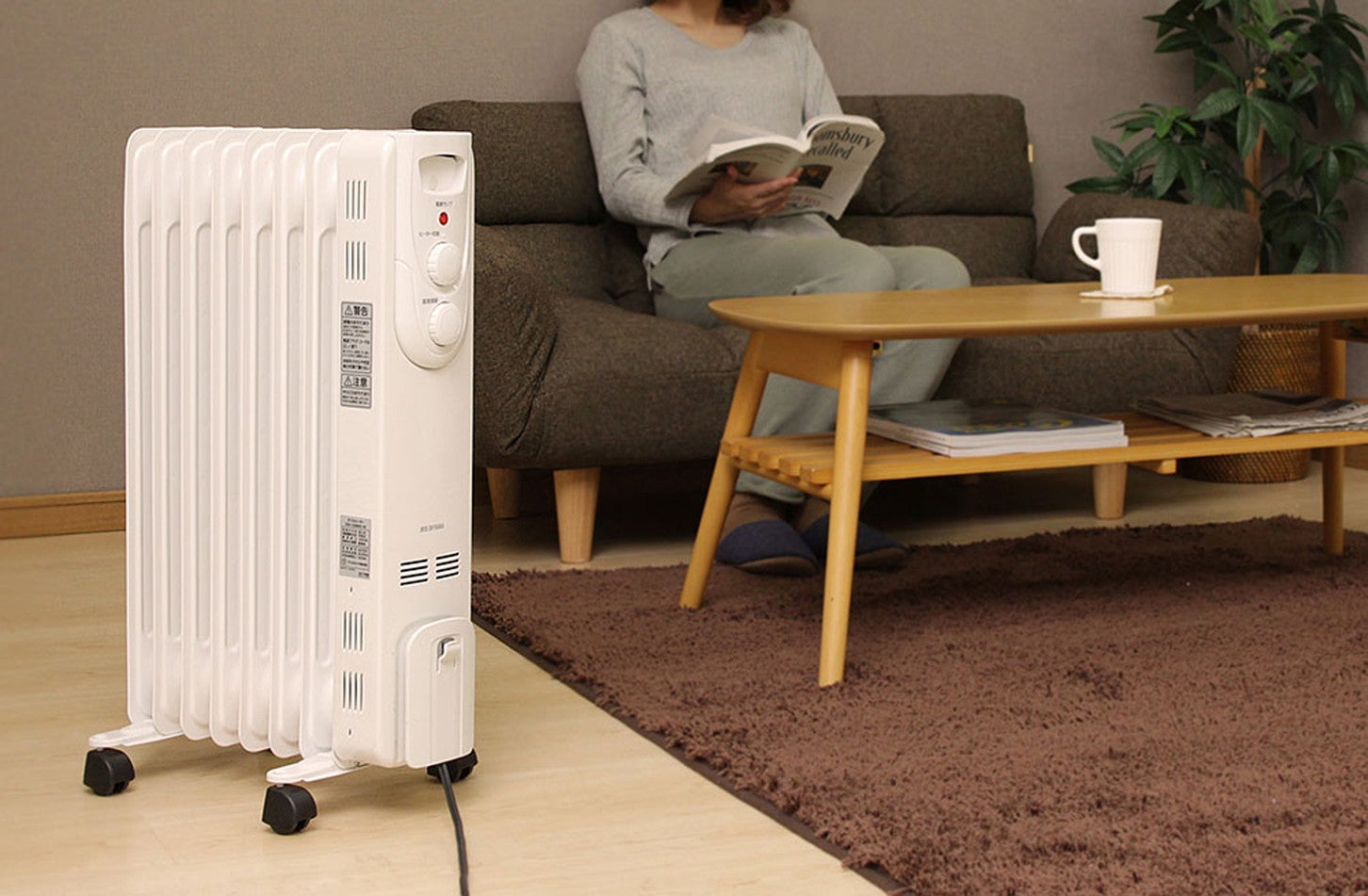 オイルヒーターは稼働音が静か&空気が乾燥しない点がメリット（画像提供：アイリスオーヤマ株式会社）