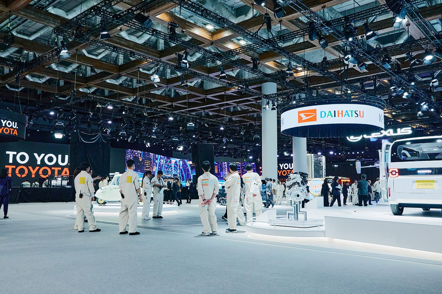 トヨタブース全体の様子