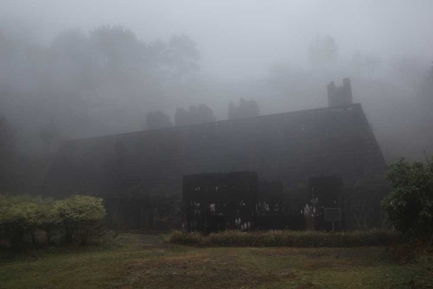 標高750mの山中に突然現れる、別子銅山の東平