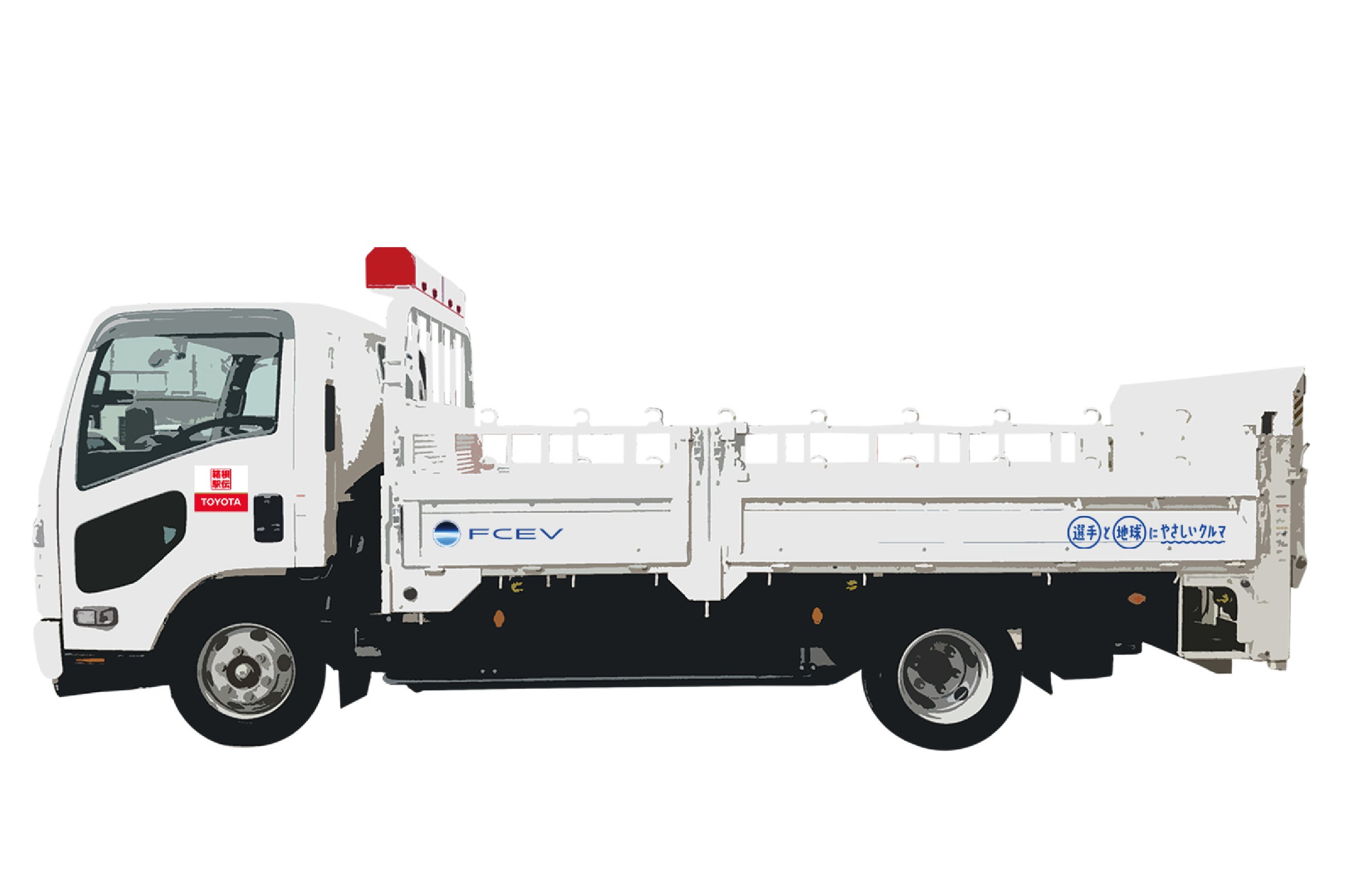 小型トラック（共同カメラ車）