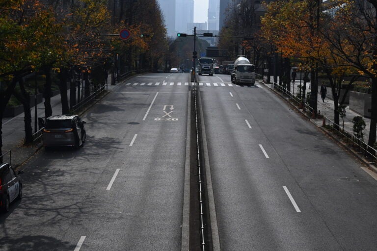 環状第1号線の田安門付近。ここは靖国通りと重複している。