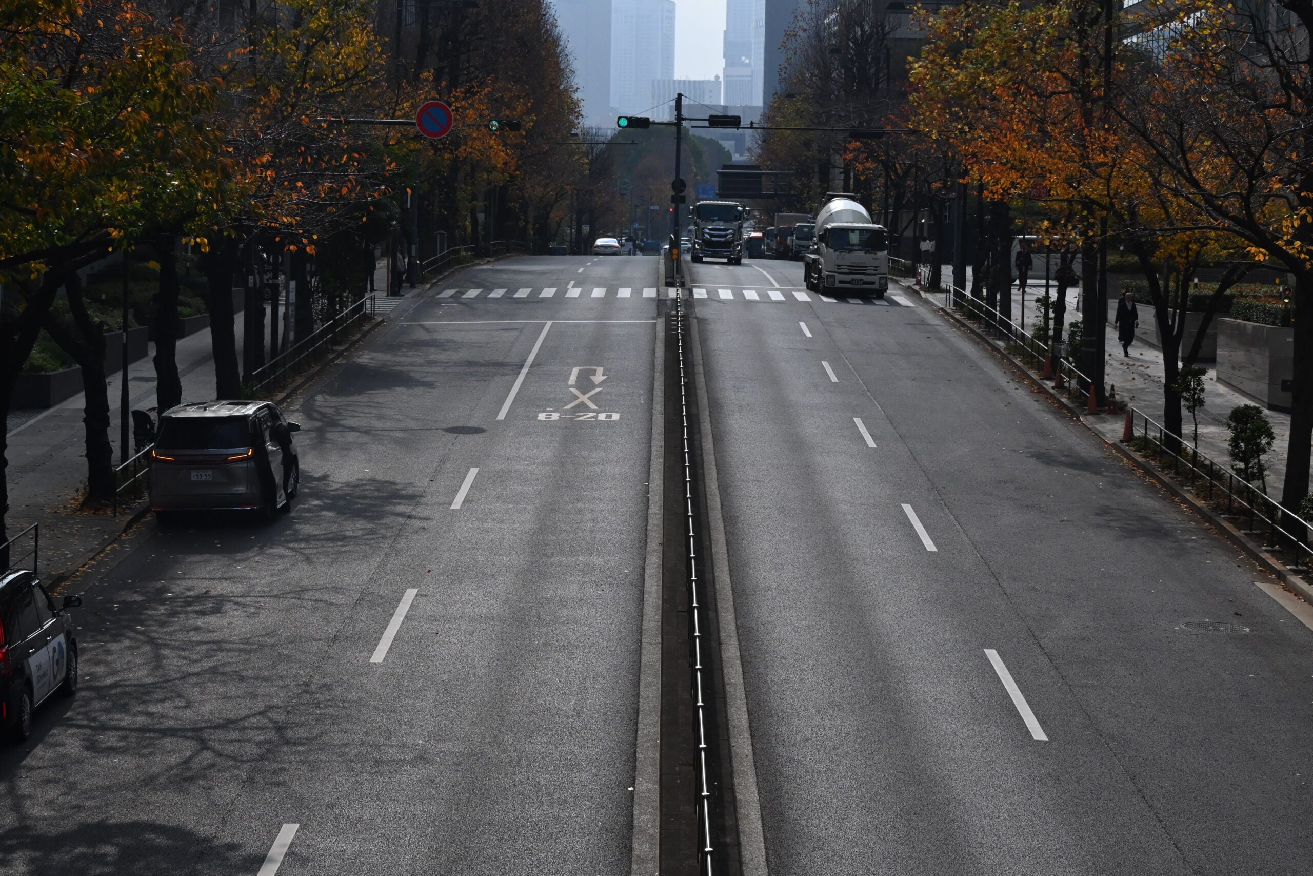 環状第1号線の田安門付近。ここは靖国通りと重複している。