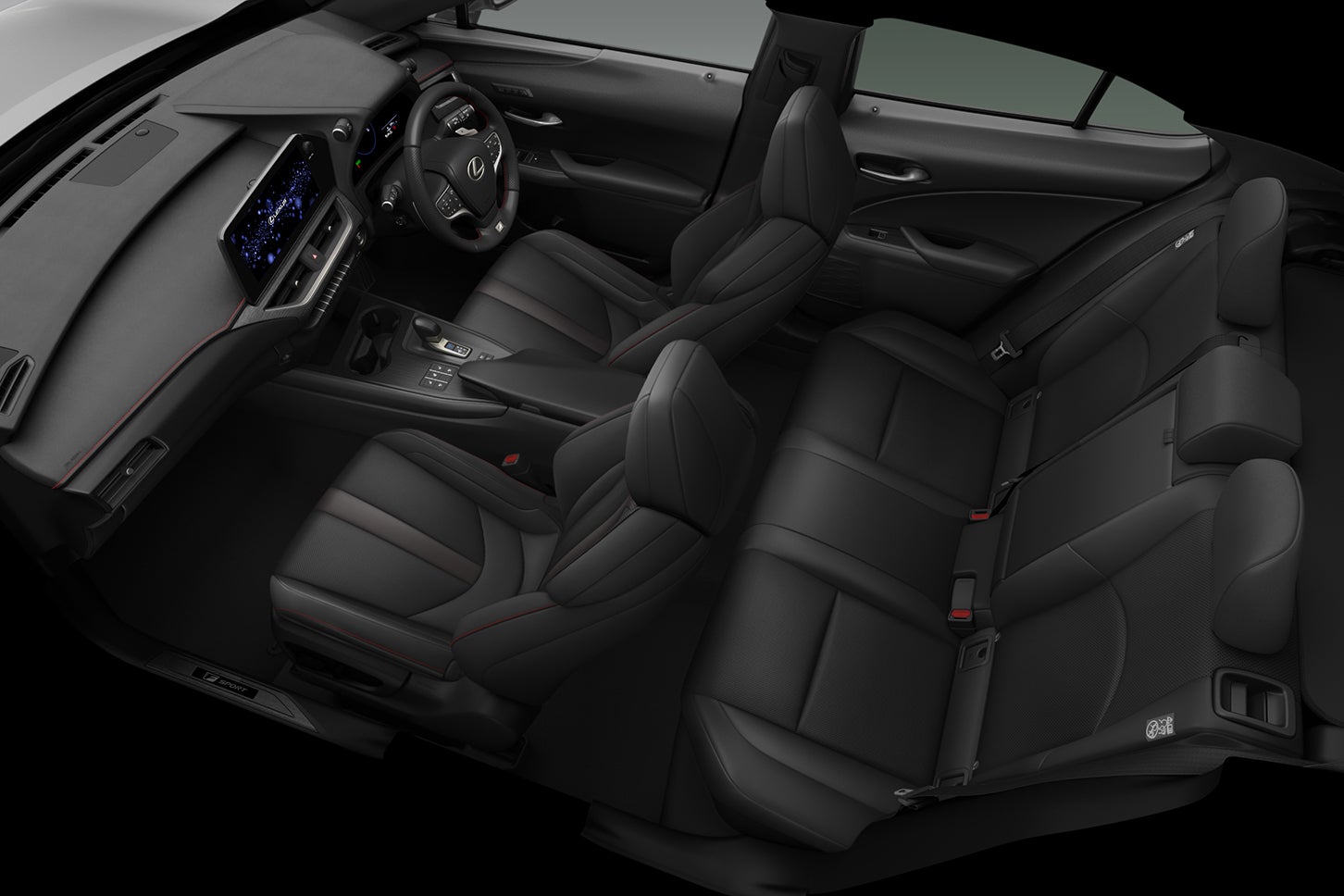 レクサスUX300h“Fスポーツ”｜シートカラー：“Fスポーツ”専用ブラック