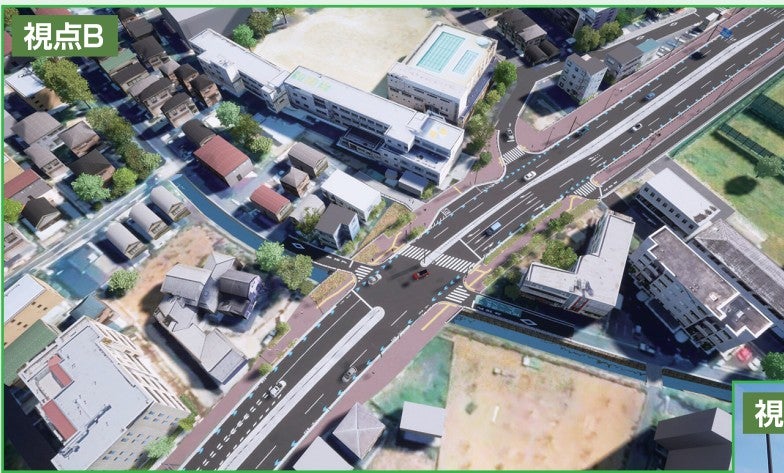 等々力大橋の完成イメージ。