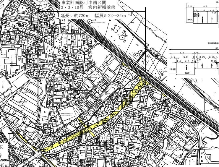等々力大橋の川崎側取り付け部も事業中だ。