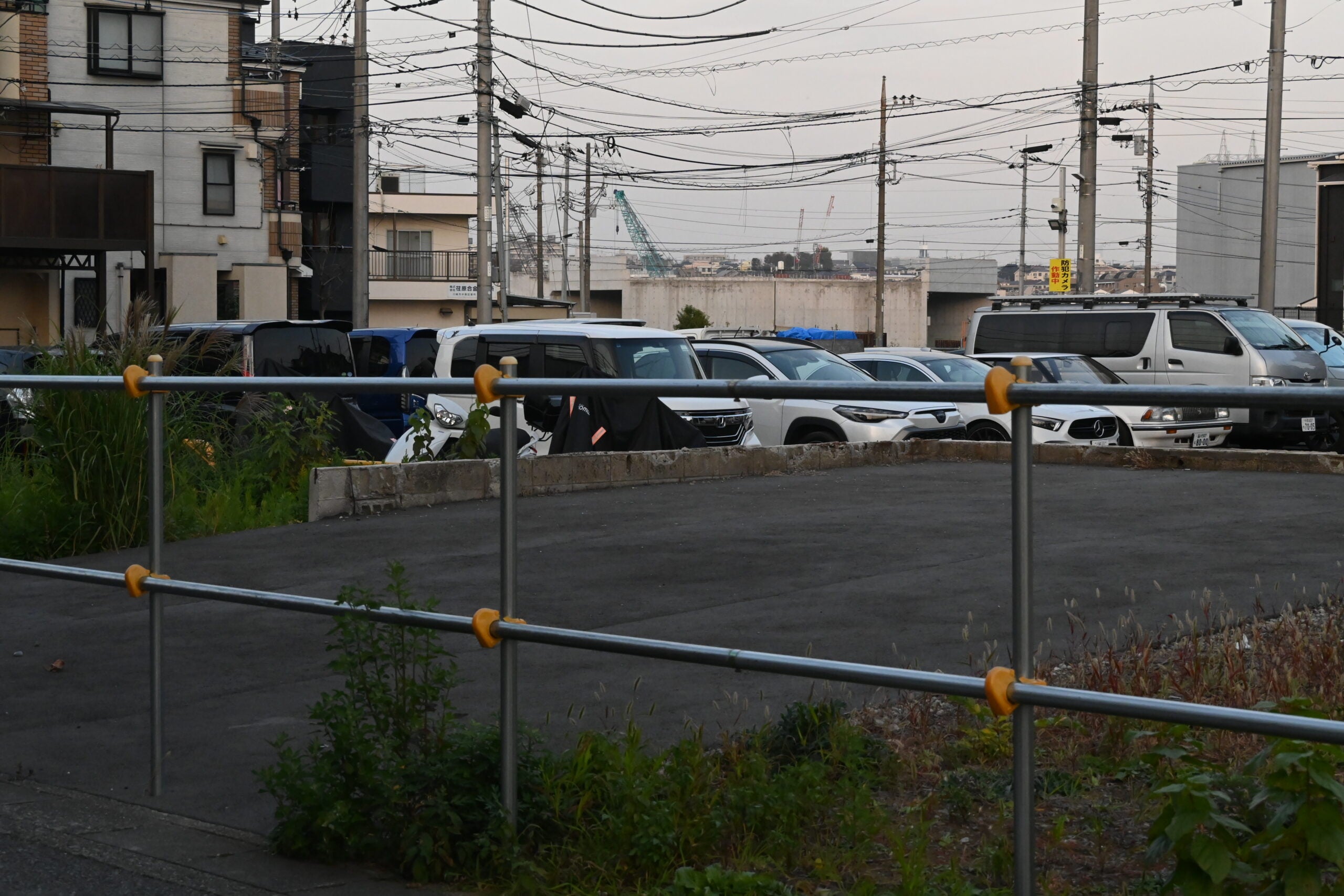 用地取得が進む等々力大橋南岸の宮内工区。