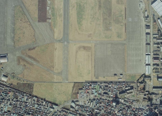 1970年代の立川飛行場。