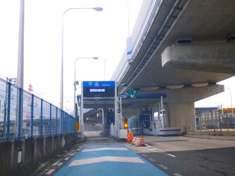 広島高速の宇品入口。