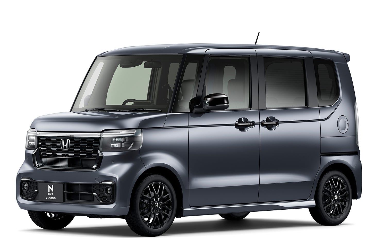 ホンダN-BOXカスタム ターボ ブラックスタイル｜ボディカラー：メテオロイドグレー・メタリック