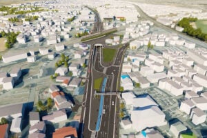 狛江国立線のイメージ図。