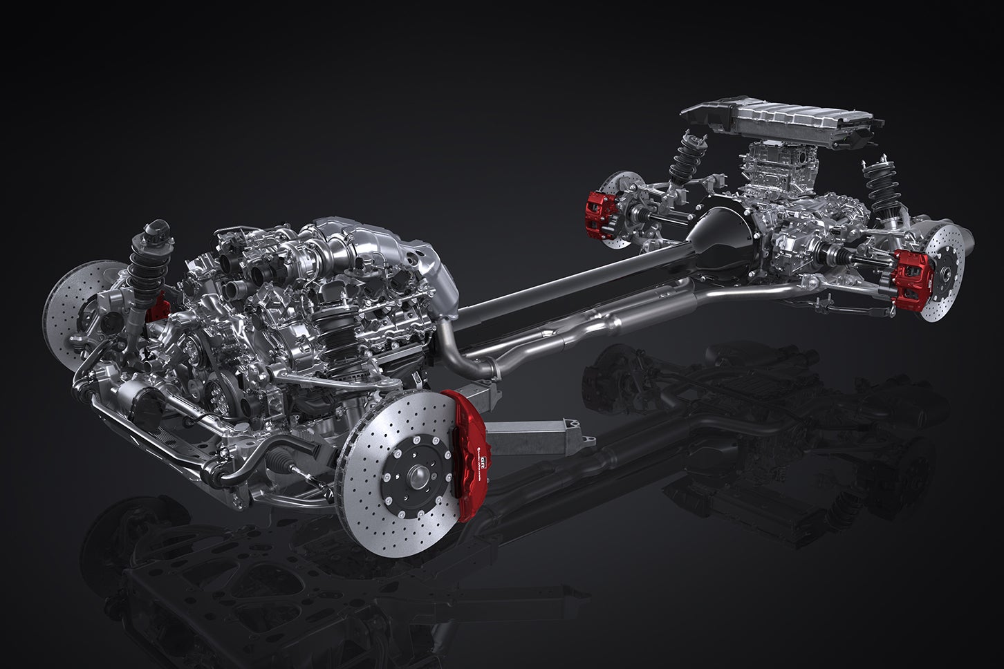 GR GT3／GR GT｜パワートレイン カットモデル