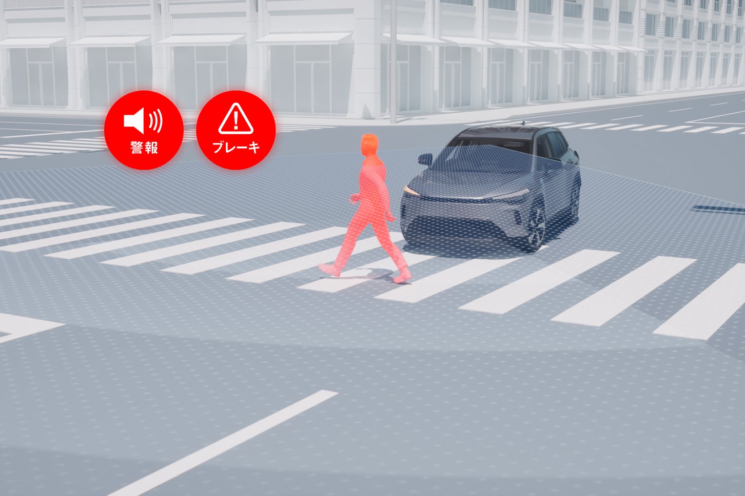 トヨタRAV4｜プリクラッシュセーフティ（歩行者[昼夜]・自転車[昼夜]・自動二輪車[昼]検知機能付衝突回避支援タイプ／ミリ波レーダー＋単眼カメラ方式）