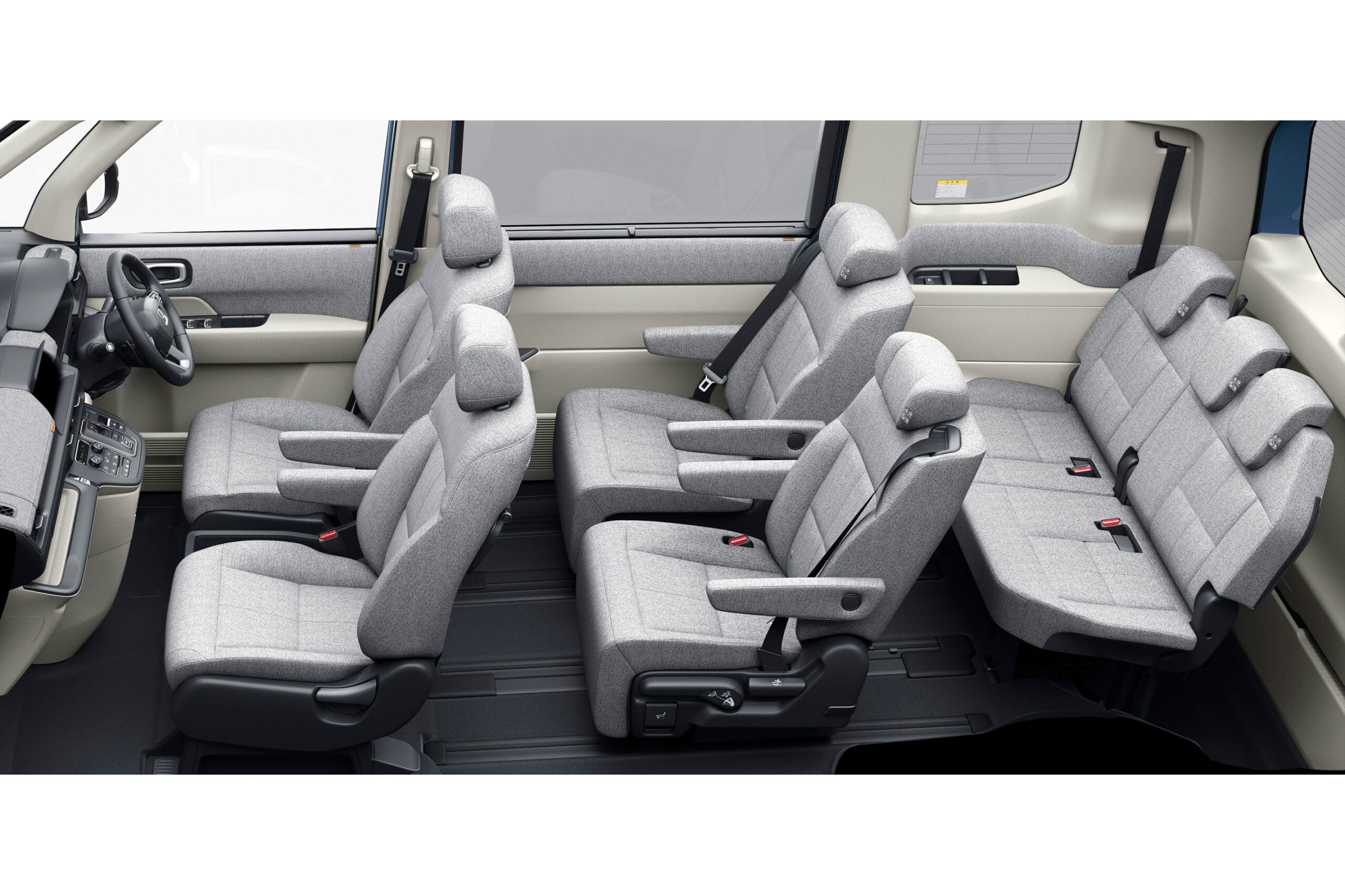 ホンダ・ステップワゴンe:HEVエアーEX 30周年特別仕様車｜インテリアカラー：グレー（ファブリックシート）