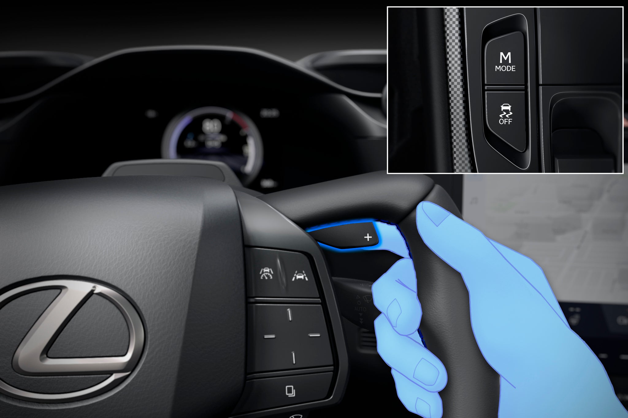 レクサスRZ｜インタラクティブマニュアルドライブ（イメージ）