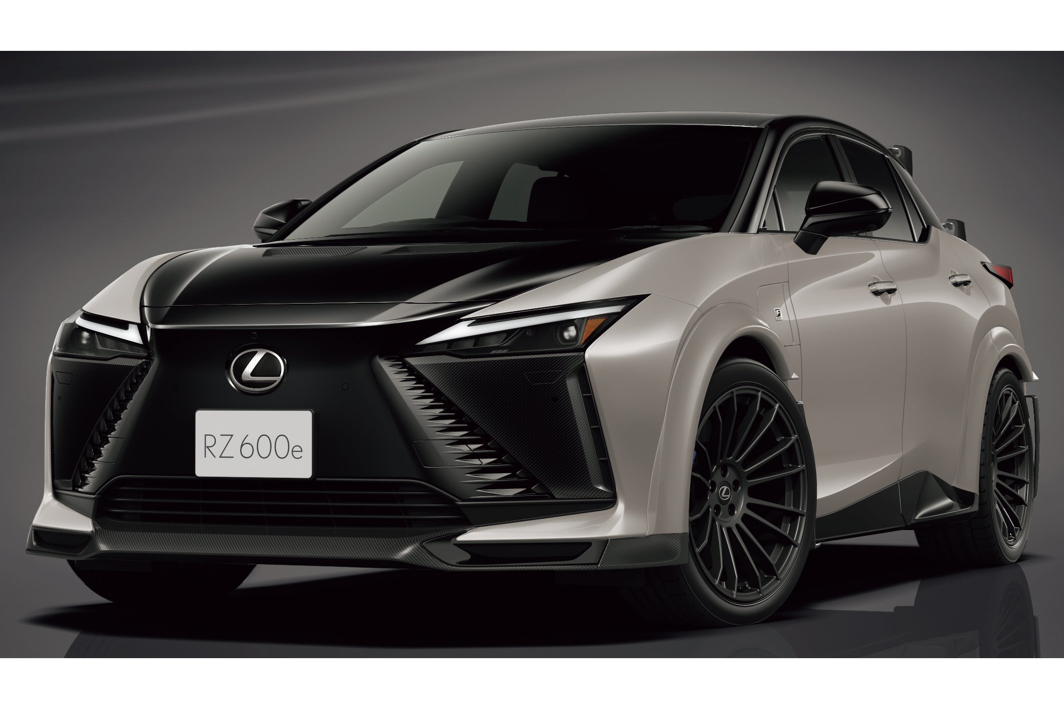 レクサスRZ600e“Fスポーツ パフォーマンス”｜ボディカラー：ブラック&ニュートリノグレー