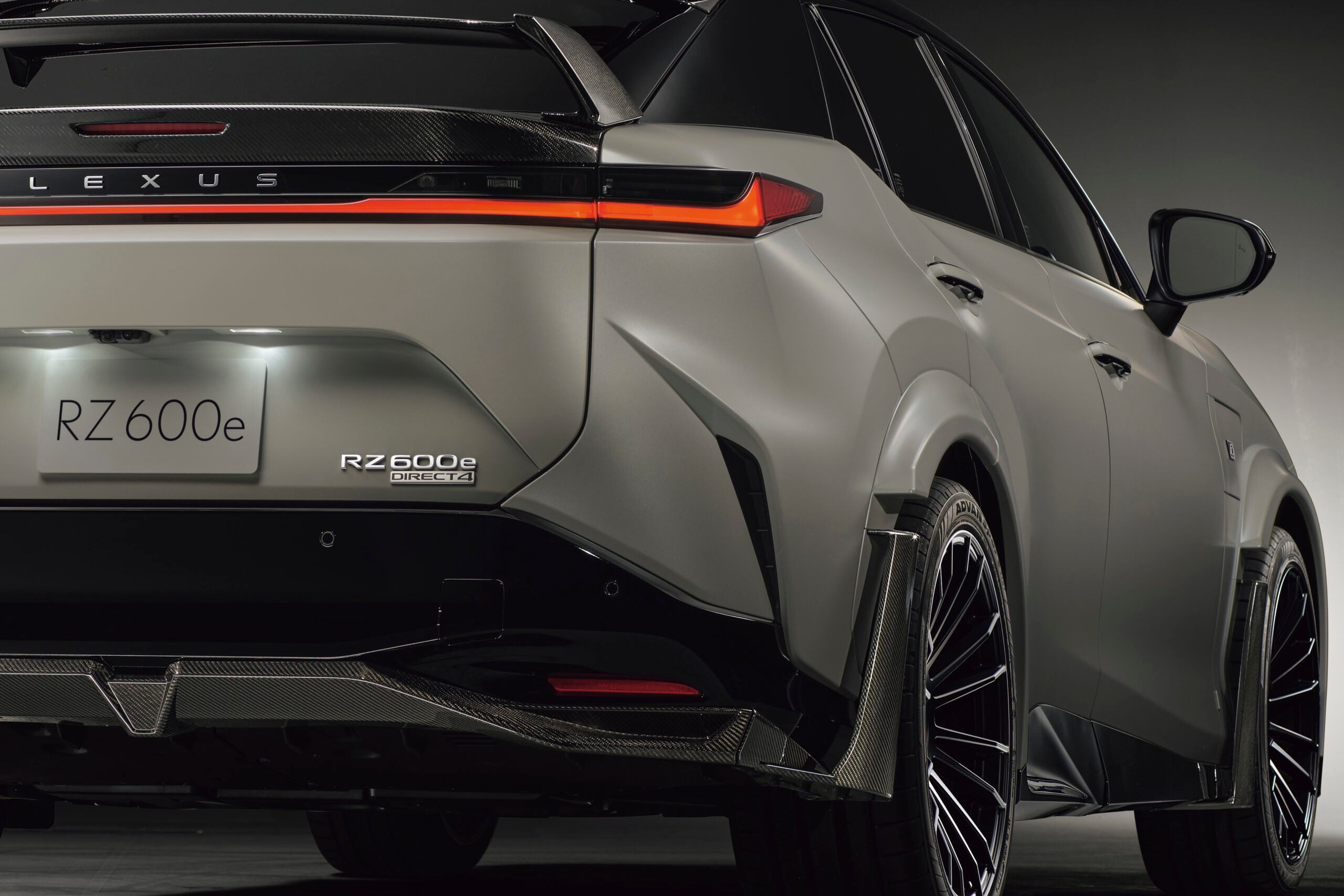 レクサスRZ600e“Fスポーツ パフォーマンス”｜カーボンターニングベイン（フロント／リヤ）