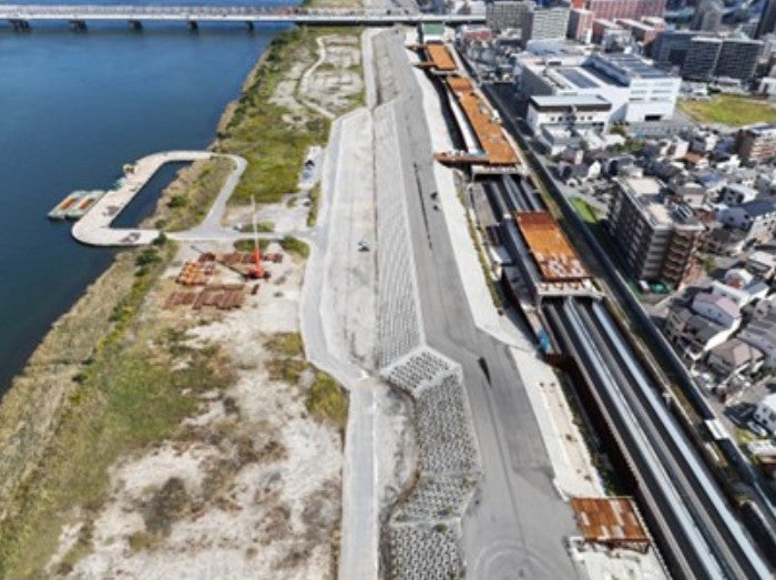 淀川左岸線の進捗状況。