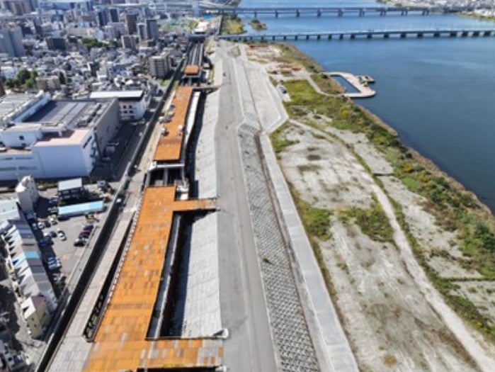 淀川左岸線の進捗状況。