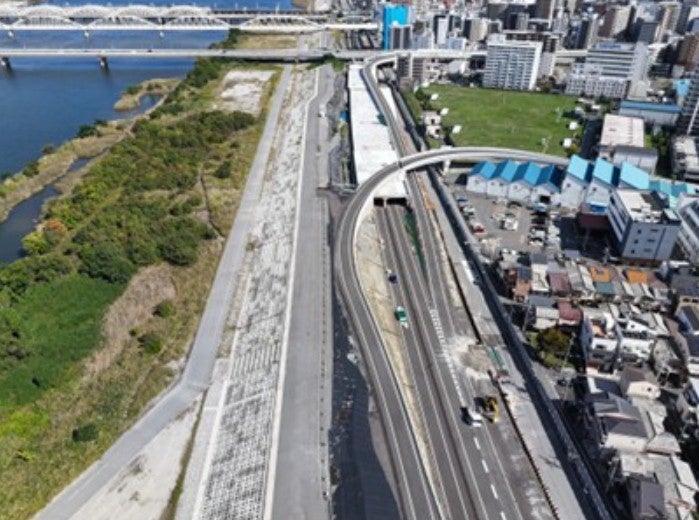 淀川左岸線の進捗状況。