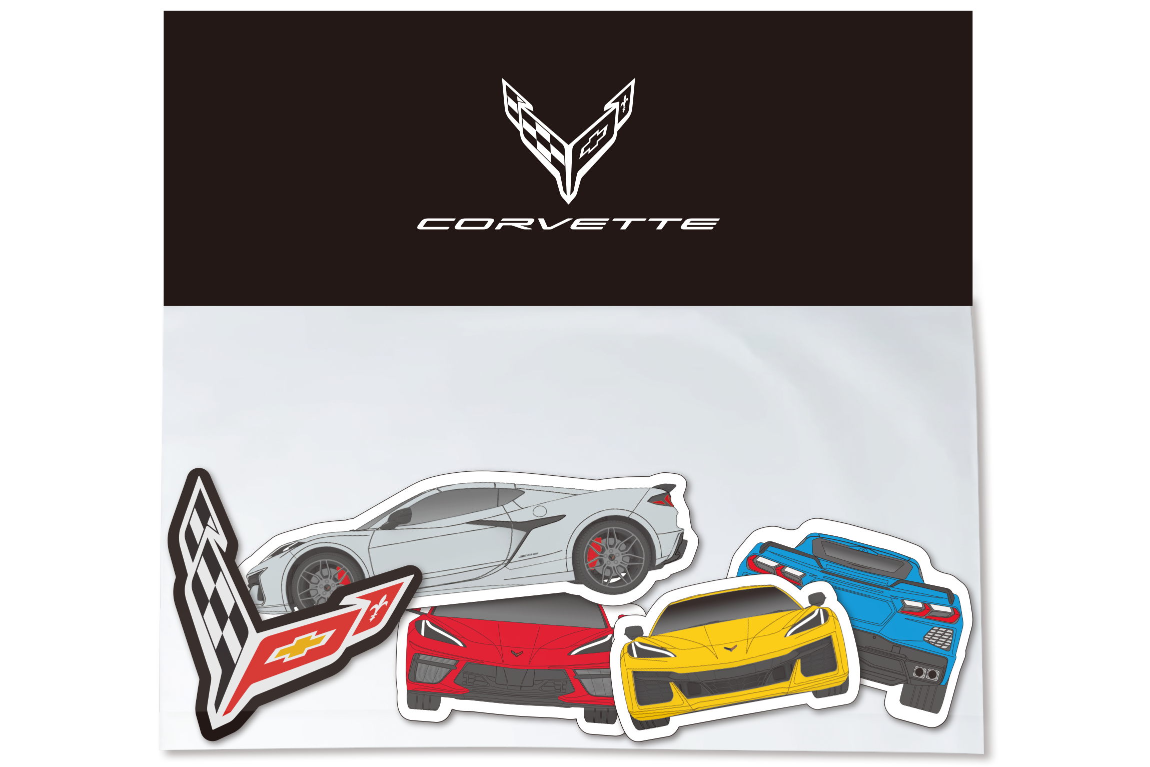 「シボレー コルベット」オリジナルステッカー