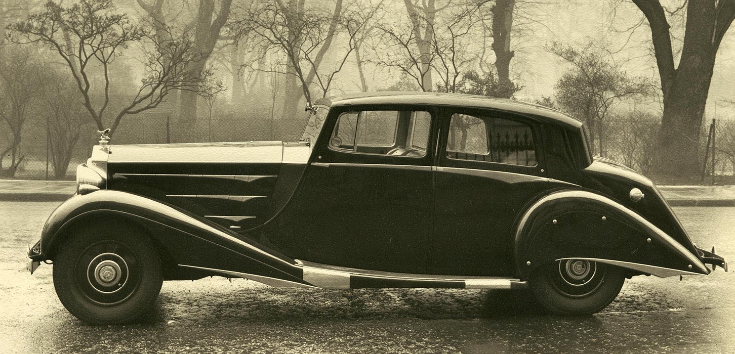 937年式ロールス・ロイス ファントムIII フーパーサルーン（ディビジョン付き）（シャーシ3BT85）