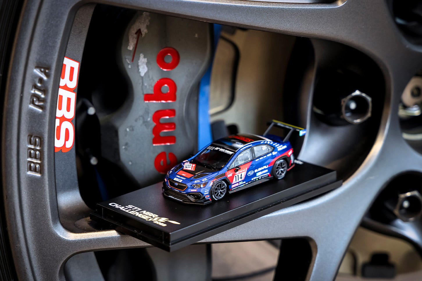 「SUBARU WRX NBR CHALLENGE 2023」のミニカー